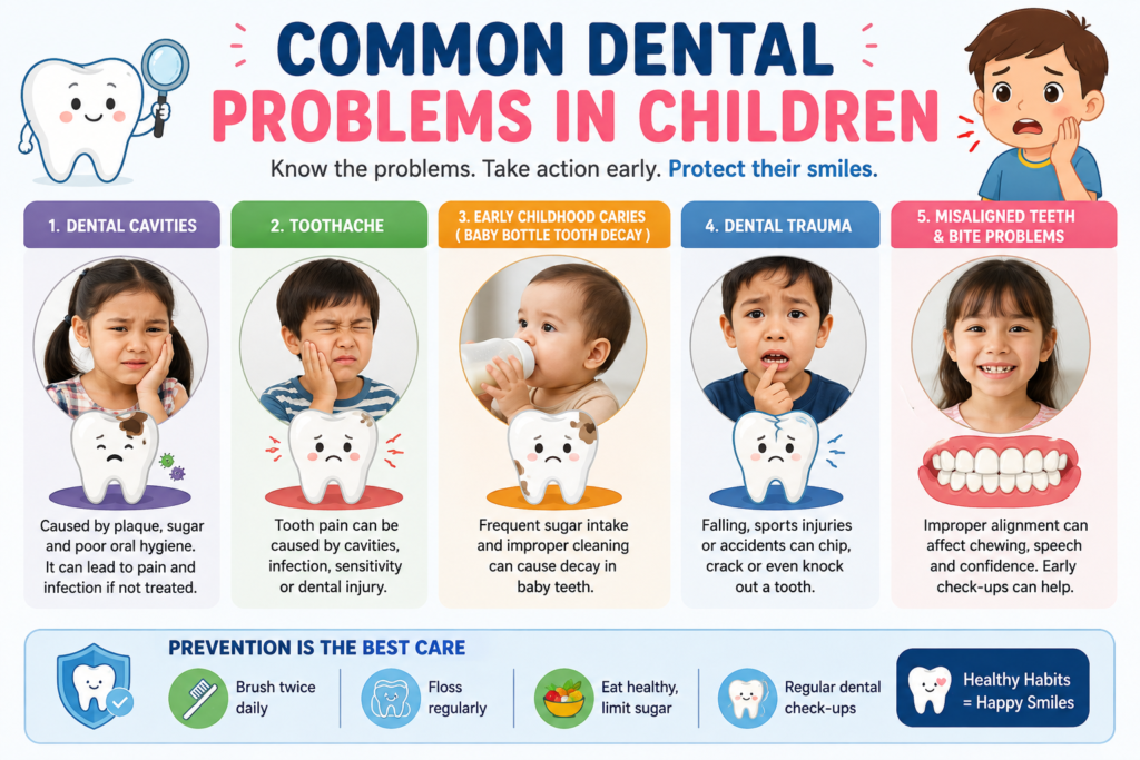 The Dental Crowns Common Dental Problems in Children