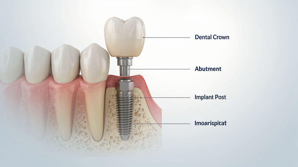dental implant for a missing tooth