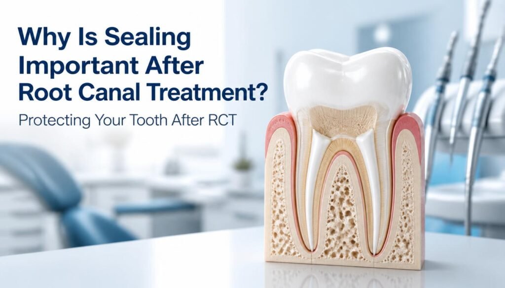 Why is sealing important after root canal treatment