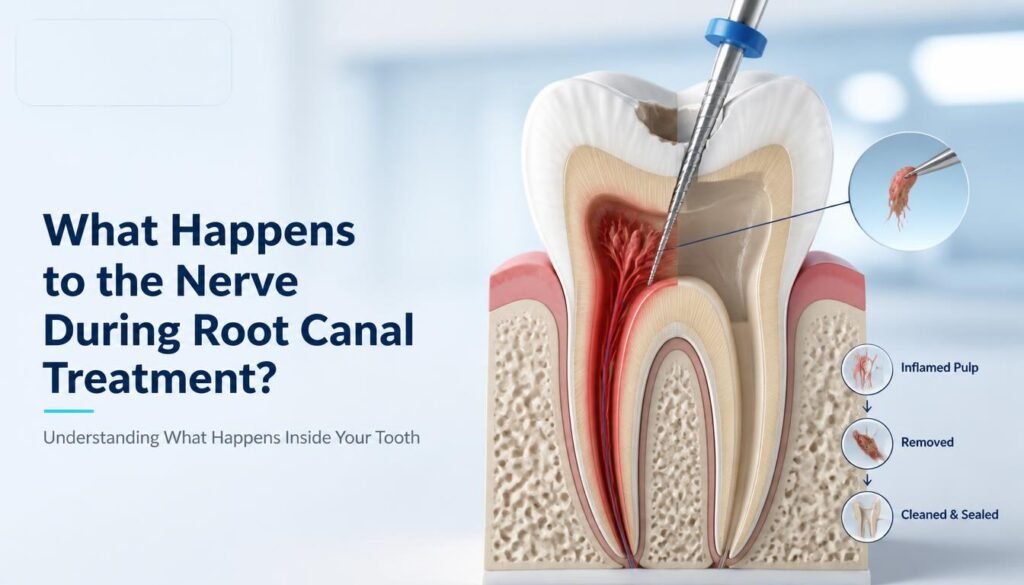 What Happens to the Nerve During Root Canal Treatment?