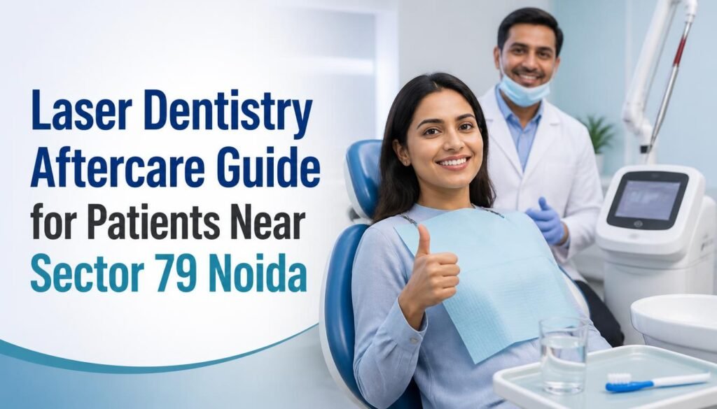 Laser Dentistry Aftercare Guide for Patients Near Sector 79 Noida