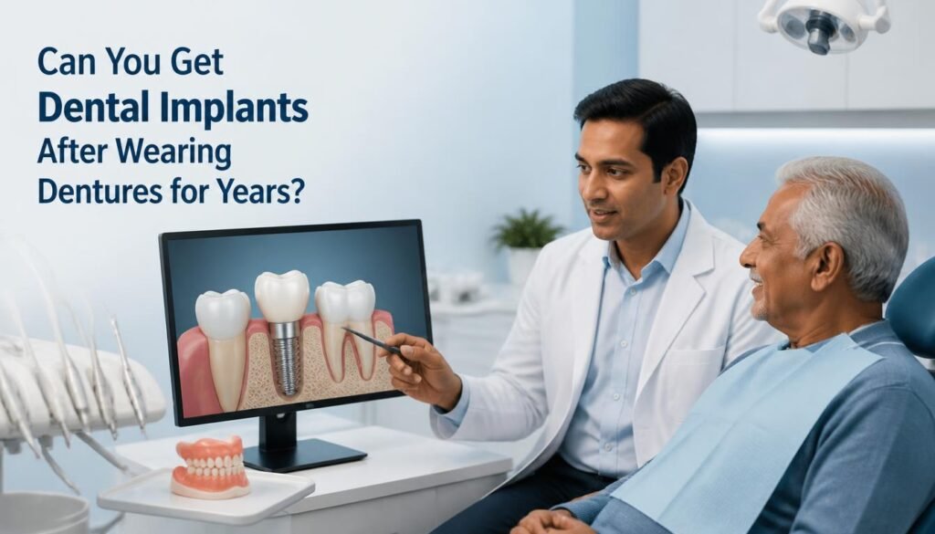 dental implants after wearing dentures for years