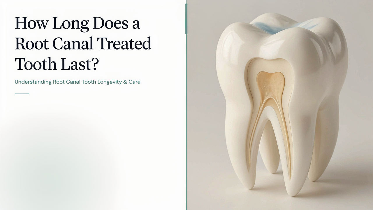 how long does a root canal treated tooth last