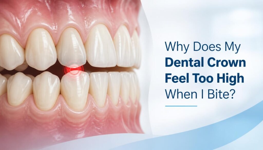 Why Does My Dental Crown Feel Too High When I Bite?