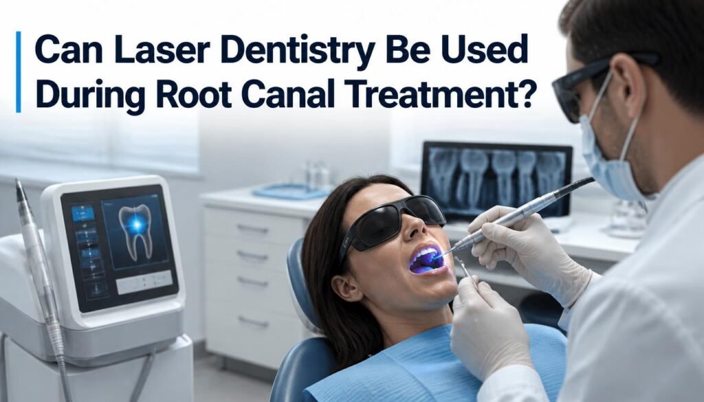 laser dentistry during root canal treatment