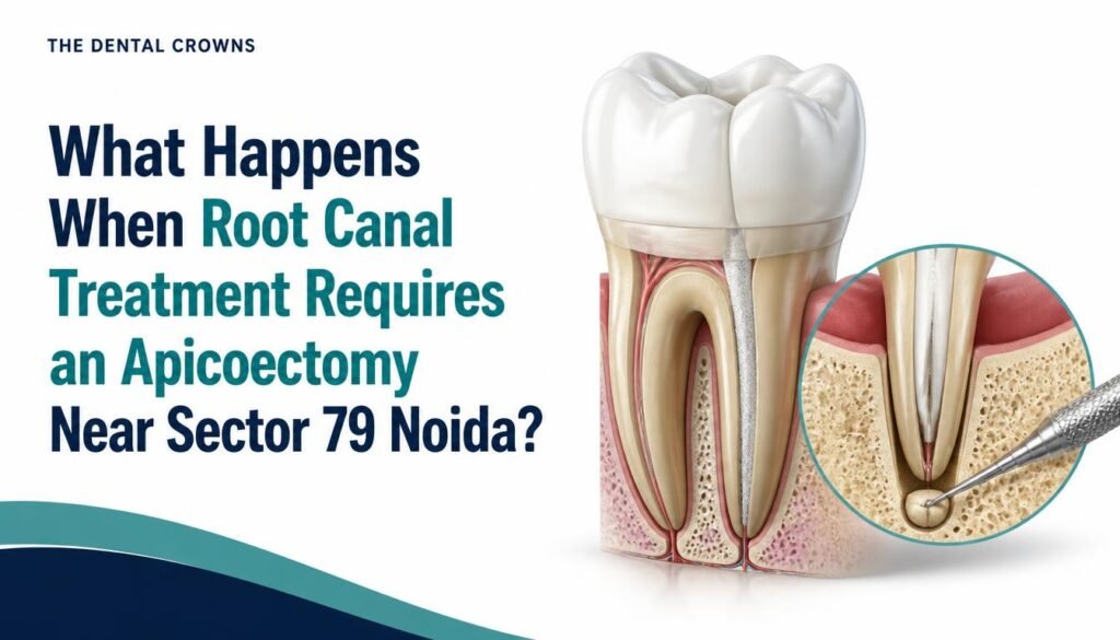 apicoectomy after root canal treatment near Sector 79 Noida