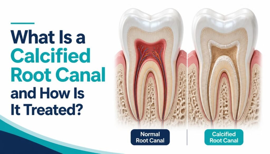 calcified root canal