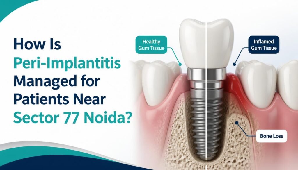 peri-implantitis treatment near Sector 77 Noida