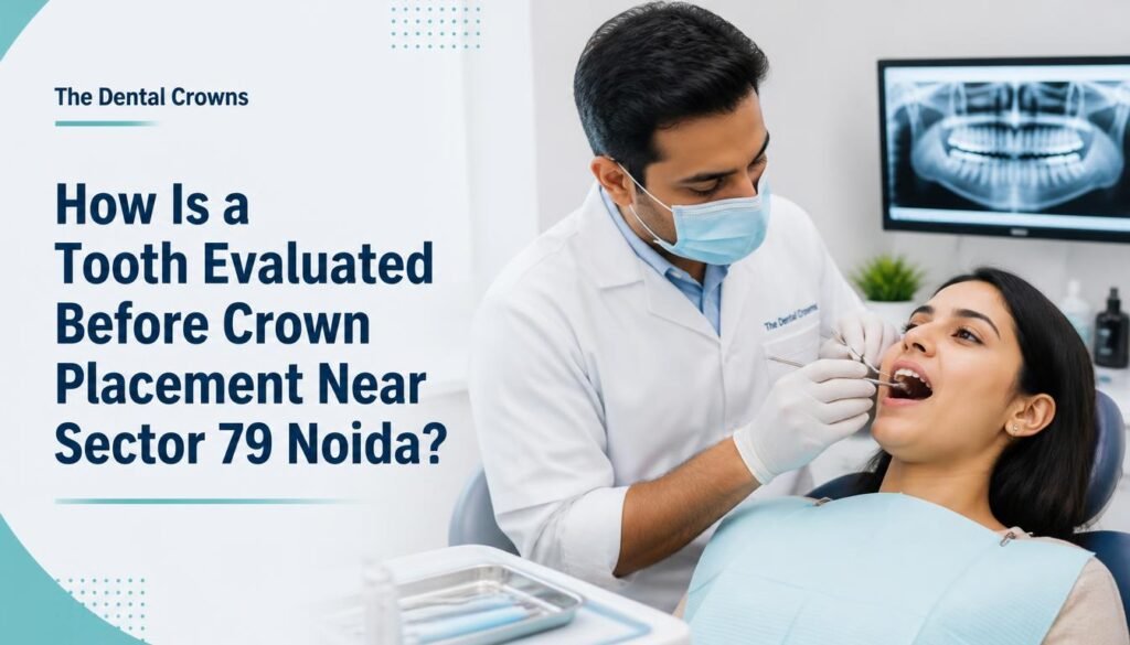 tooth evaluation before crown placement