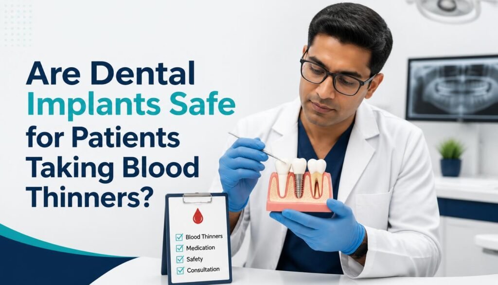 Are dental implants safe for patients taking blood thinners?