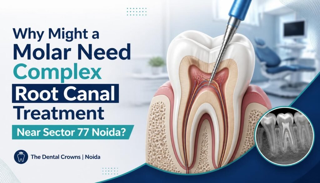 Complex root canal treatment near Sector 77 Noida
