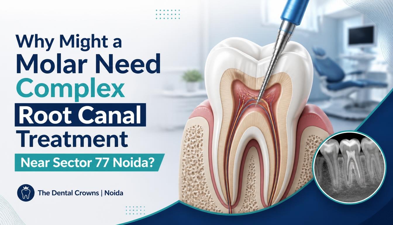 Complex root canal treatment near Sector 77 Noida