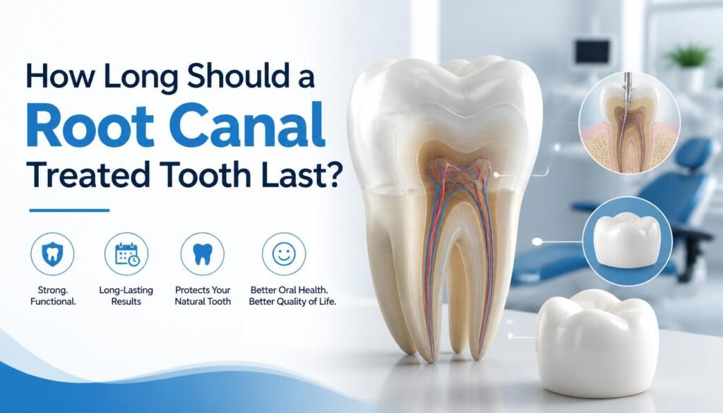 how long should a root canal treated tooth last