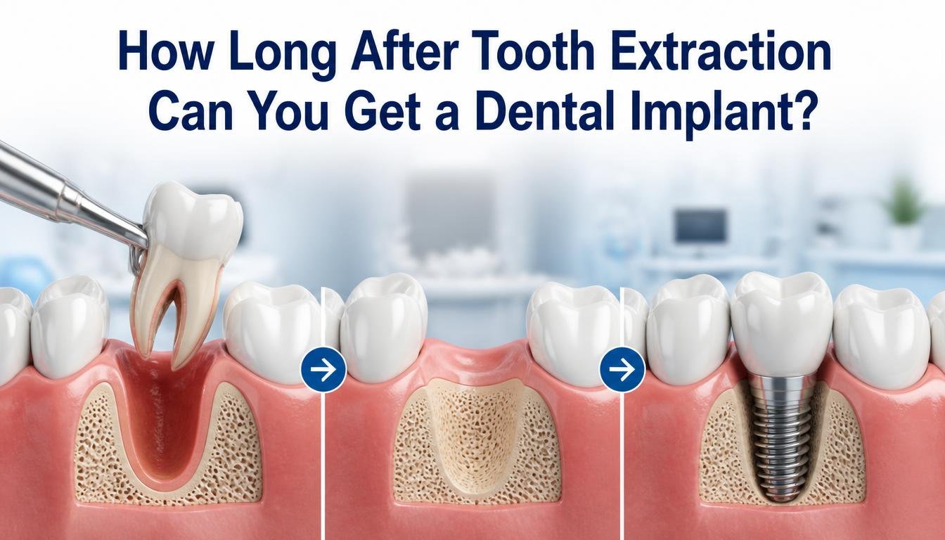 How Long After Tooth Extraction Can You Get a Dental Implant?